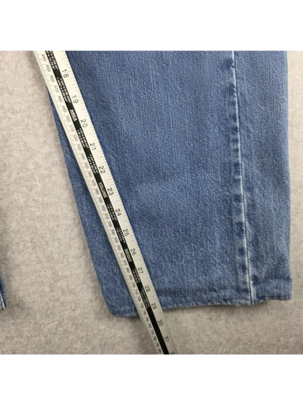 Levi's SilverTab Relaxed Straight Jeans Mens 36x29 Blue Denim Made in Mexico 200